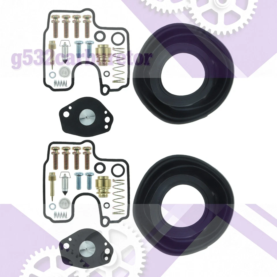 2X SUZUKI SV650 SV650S 1999-2002 Carburetor Rebuild Repair Kit Jet Diaphragm-US - Image 1 of 4