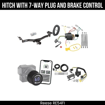 Controle de freio Reese Hitch Tow PKG para 07-12 Mazda CX-7 44554 2" receptor classe 3 - Imagem 1 de 4