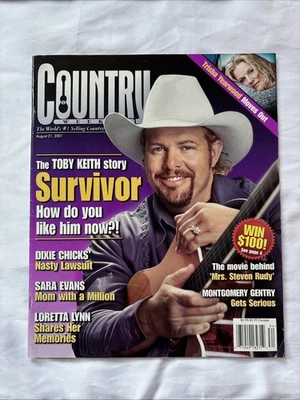 2001 Aug 21 Country Weekly Magazine Tony Keith Survivor - Image 1 of 4