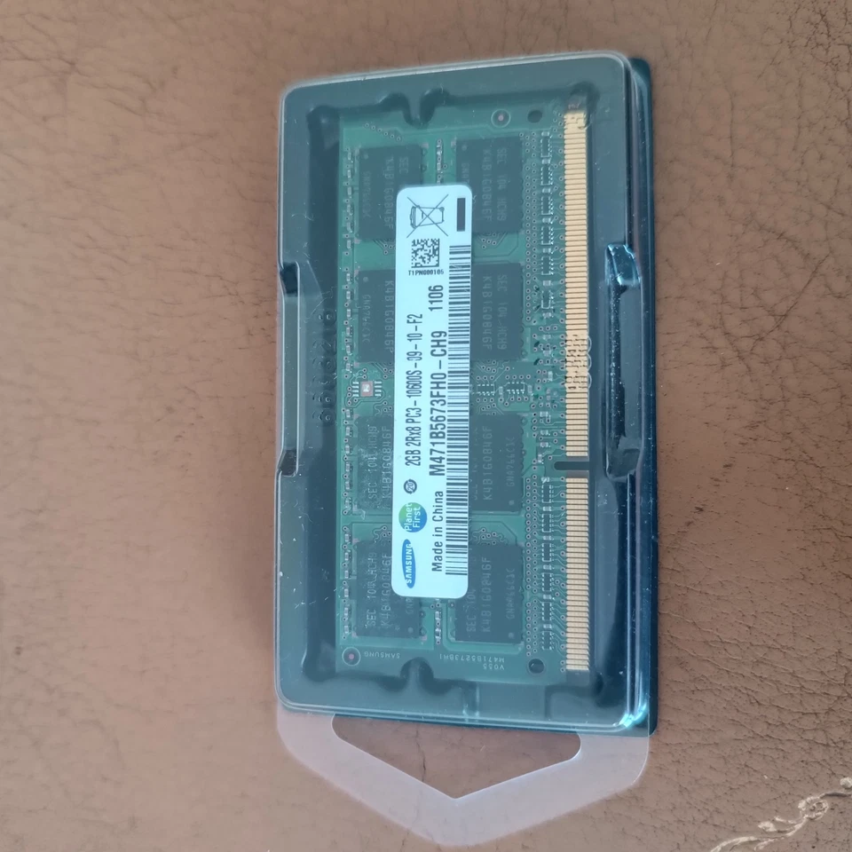 SAMSUNG Ram so-dimm 2GB ddr3 PC3-10600S 1333 mhz - Image 1 of 1