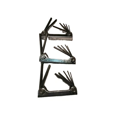 3pc FOLDING HEX KEY SET SAE - Image 1 of 4