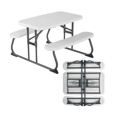 Lifetime Children's Polyethylene Picnic Table, Almond, All-Occasion - Image 1 of 4