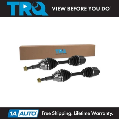 Juego de pares de ejes delanteros TRQ CV para Chevy Cobalt HHR Pontiac G5 Saturn Ion nuevo Foto 1 de 4