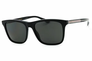 GUCCI GG0381SN 007 Sonnenbrille schwarzes Gestell graue Gläser 57 mm - Bild 1 von 4