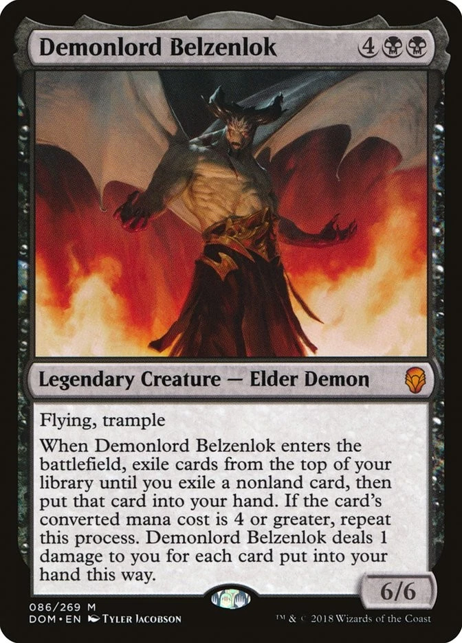 Demonlord Belzenlok [Dominaria] Magic MTG - Image 1 of 1