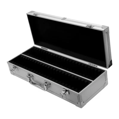 Hold 50 PCGS NGC ANACS Certified Coin Holders Slabs Storage & Display Box Case - Image 1 of 4