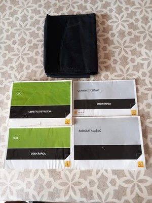 Libretto Istruzioni Renault Clio Con Custodia Originale - Immagine 1 di 3