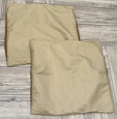 Lot of 2 Arrow Home Chestnut Hill  throw pillow covers  26" Square Euro shams - Image 1 of 4