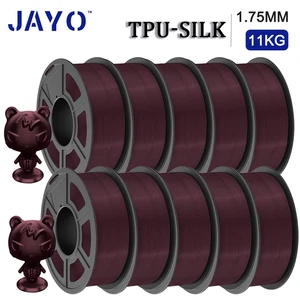 JAYO 10KG 3D Printer Filament 1.1KG/SET 1.75mm PLA PLA+ SILK PETG PLA Meta Wood - Picture 1 of 262