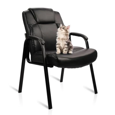 CLATINA Big & Tall 500 lb. Guest Chair with Padded Arm Rest for Waiting Room - Image 1 of 4