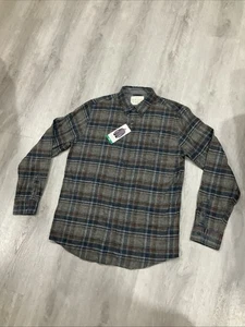 Original wetterfester Vintage Baumwoll Button Down Flanell Gr. XLT - Bild 1 von 4