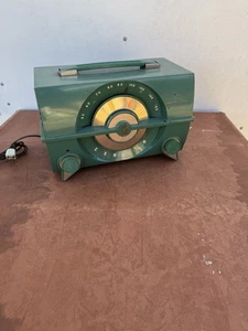 Zenith R615F Radio Vintage Clean Untested Teal - Picture 1 of 13