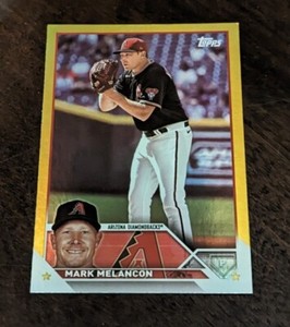 Mark Melancon 2023 Topps Update Series Gold Foil Parallel #US217 Diamondbacks