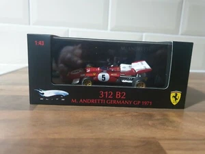 HOTWHEELS ELITE /F1 1971 FERRARI 312 B2 - M ANDRETTI - 1/43 SCALE MODEL CAR - Picture 1 of 5