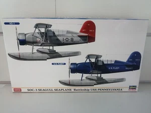 Soc-3 Seagull seaplane Uss Pensylvania Curtiss idrovolante 1-72 hasegawa 02394 - Imagen 1 de 1