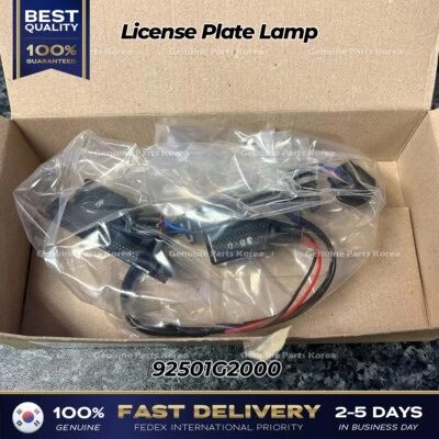 ⭐Genuine⭐ License Plate Lamp 92501G2000 for Hyundai Ioniq - Image 1 of 3