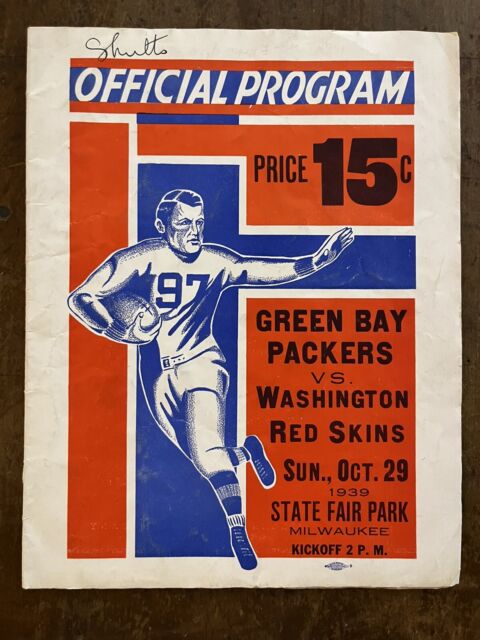 Green Bay Packers game programs, 1939-1965 - Turning Points in Wisconsin  History - Wisconsin Historical Society Online Collections