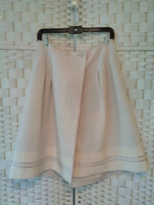 Lida Baday Light Beige Cotton Skirt Size 6 - Image 1 of 2