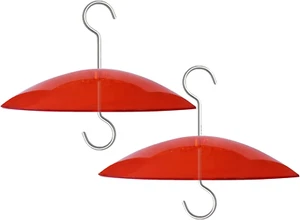 8" Mini Weather Guard for Bird Feeder - 2 PC X Small Protective Dome Cover again - Picture 1 of 12