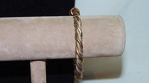 PULSERA BRAZALETE BRAZALETE BRAZADO EN TONO DORADO DE COLECCIÓN MARCADO BDO - Imagen 1 de 8