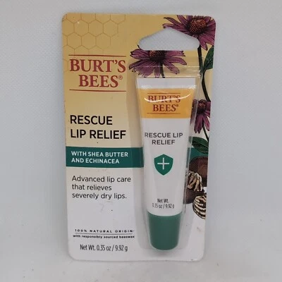 Alivio labial de rescate de Burt's Bees - manteca de karité y equinácea .35 oz  Foto 1 de 2