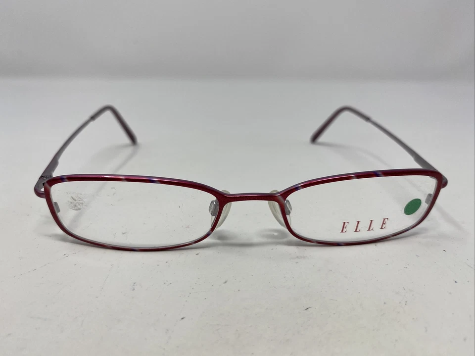 Marco de gafas de borde completo de metal rojo/rosa Elle EL18538 COLOR-RE 49-18-135 -B79 Foto 1 de 4