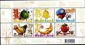 Sc #B741 Souvenirblatt - Niederlande - 2004 - Sport & Obst - postfrisch - Bild 1 von 2