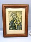 Gorgeous Vintage 5"x3.5" Print Professionally Framed & Matted Mother & Child