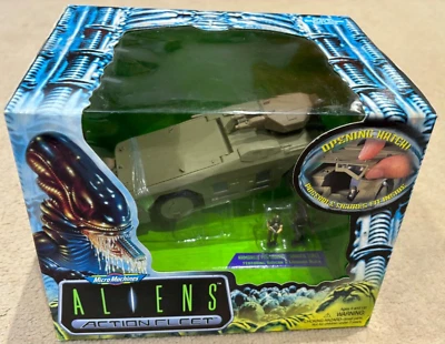 Aliens Action Fleet APC Vehicle & Figures Micro Machine Galoob - Very Rare — 第 1/4 张图片