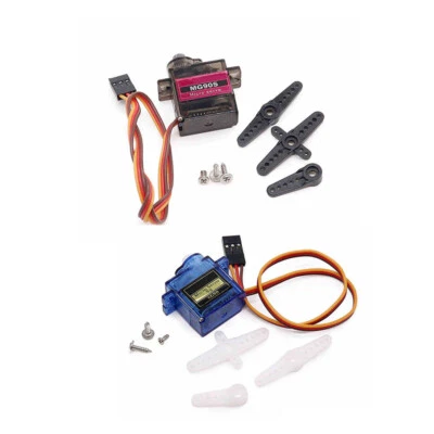 Servo MG90S SG90 Metall / Kunststoff Getriebe Mini Micro Flugzeug Ruder Winkel - Bild 1 von 4