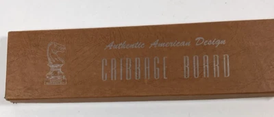 Tablero de cuna vintage Drueke & Sons #5 en caja/instrucciones y 6 clavijas Foto 1 de 4