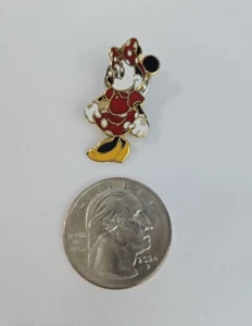 Minnie Mouse Standing with a Red & White Polka-Dotted Dress - Disney Trading Pin - Picture 1 of 3