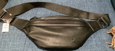 Nueva Riñonera Cintura Bolsa Cinturón Festival Bolso Ajustable LA Express Negro Foto 1 de 4