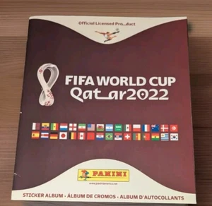 FIFA WORLD CUP QATAR 2022 PANINI OFFICIAL STICKER ALBUM with 10 stickers in Book - Picture 1 of 4