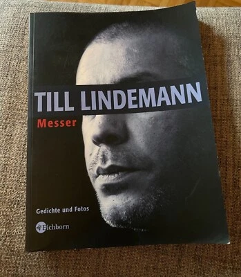 Messer: Gedichte und Fotos - Eichborn Rammstein | Till Lindemann - Bild 1 von 4