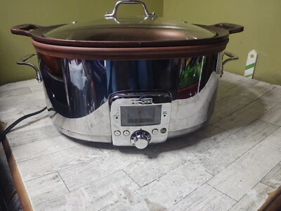 Olla de cocción lenta de 7 cuartos todo revestido serie modelo SC04 con inserto de aluminio  Foto 1 de 4