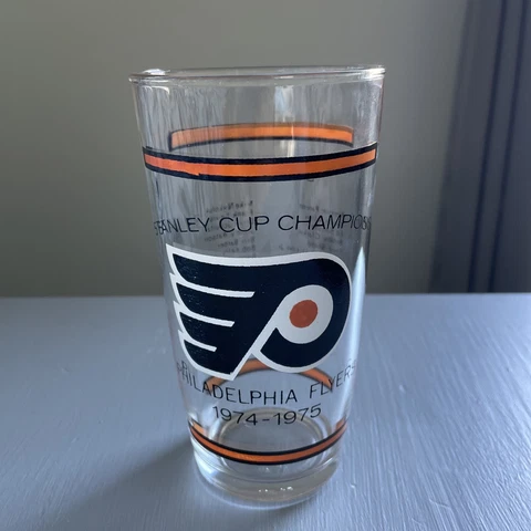 FLYERS STANLEY CUP 74-75 GLASS TUMBLER Cover