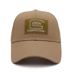 GLOCK PERFECTION CAP. NEW FDE/TAN COLOR!! NEW WITH TAGS IN SEALED BAG. AWESOME - Picture 1 of 10