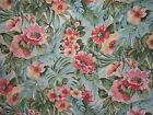 Lee Jofa, Grandeur, Floral Screen Print, Vintage, Bty, Color Blue Multi