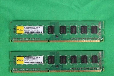 USED ELIXIR PC3 - 10600U 2 X 2GB 2RX8 4GB TOTAL.  M2Y2G64CB8HC5N-CG - Image 1 of 4