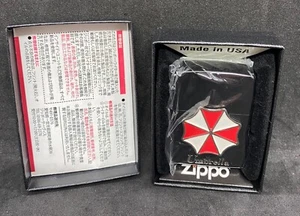 20TH Anniversary Resident Evil Zippo (A) Biohazard Umbrella Official Product - Picture 1 of 7