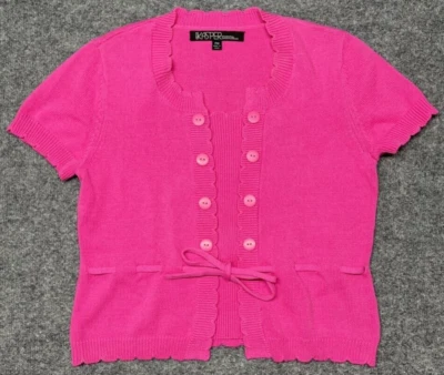 Kasper Essential Sportswear кардиган свитер Petites PM розовый ребристый отделки - Изображение 1 из 4