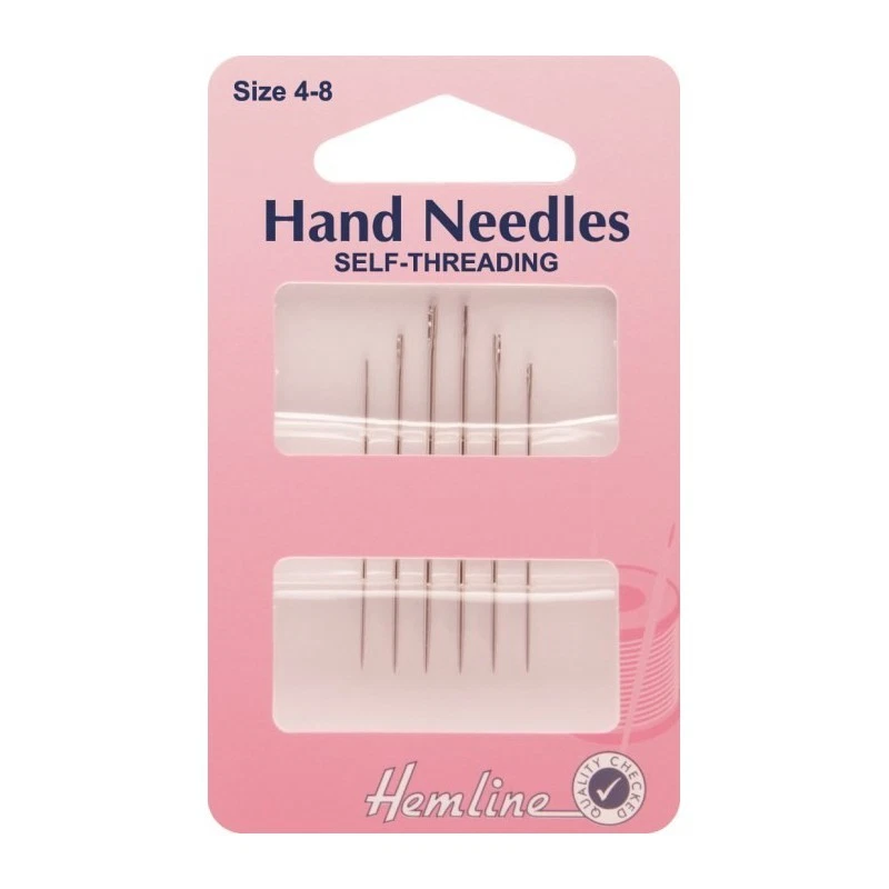 Agujas de coser manuales autohebrantes dobladillo talla 4-8 Foto 1 de 1