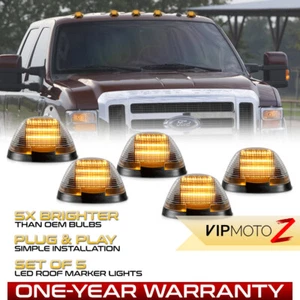 Roof Top Clear LED Safety Tow Lights For 1999-2016 F250 F350 F450 F550 Superduty - Picture 1 of 10