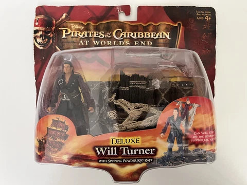 Pirates of The Caribbean Will Turner Deluxe Action Figure Disney 2007 Zizzle Cover
