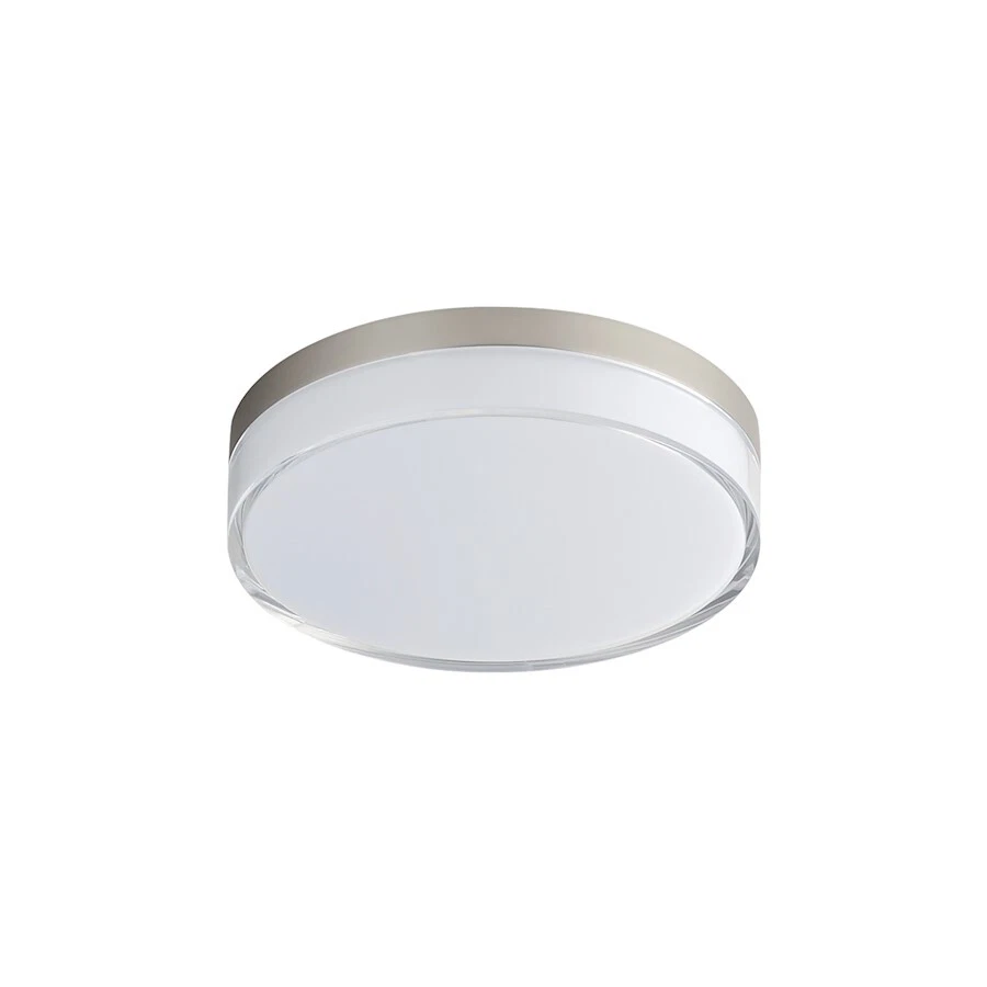 Maxim Lighting Edge 1Lt 7" LED Flush Mount, Nickel/Clear/Frosted - 59762CLFTSN - Image 1 of 1