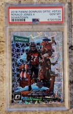 PSA 10 GEM 2018 DOWNTOWN OPTIC ROOKIE CASE HIT SP #DT20 RONALD JONES II BUCS RC