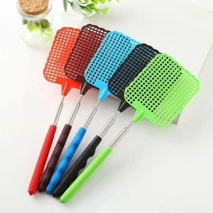 Adjustable Fly Swatter Long Extendable 26-73 cm Swat Bug Insect Mosquito Killer - Picture 1 of 5