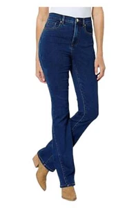 DG2 by Diane Gilman Stretch 3in1 Shapeshifter Bootcut Jean Indigo - Picture 1 of 1