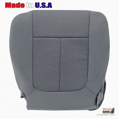 2011 - 2014 Ford F150 Driver Side Bottom Replacement Cloth Seat Cover STEEL GRAY - Image 1 of 4